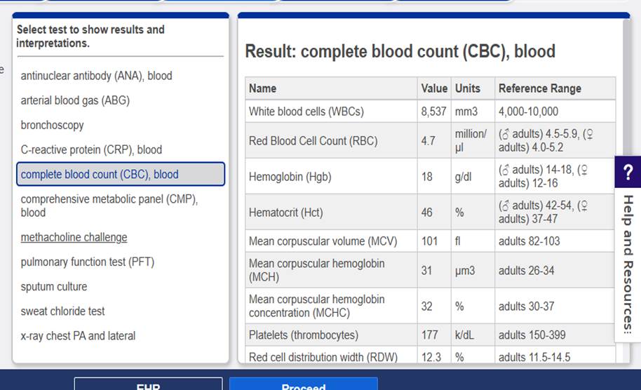NR603 Week 3 iHuman Case Study: Respiratory Symptom Analysis